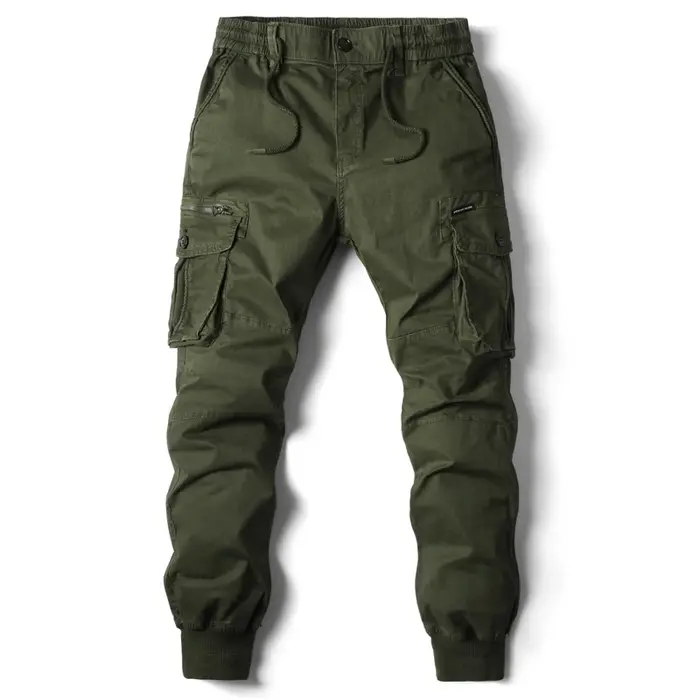 Nouveau coton hommes Cargo pantalon kaki décontracté hommes tactiques Joggers Cargo multi-poches mod