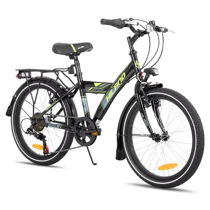 Hiland Vélo de montagne pour enfants 20/24 pouces pour enfants garçons filles de 6 à 10 ans avec vit