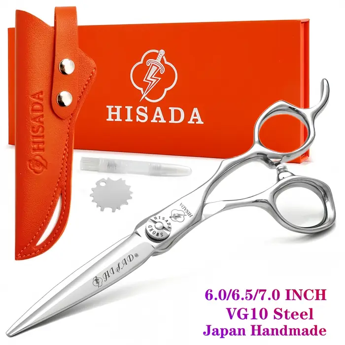 HISADA ciseaux de coiffeur ciseaux de coiffure professionnels 6.0/6.5/7.0 pouces matériel japonais f
