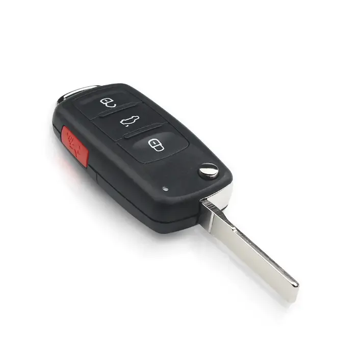 KEYYOU 10 pièces 2/3/4 boutons coque de clé à distance pour Skoda Octavia VW Volkswagen Golf Mk6 Tig