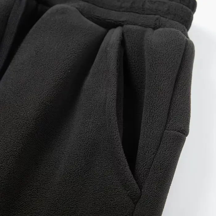 YJKVUR Pantalon unisexe hiver 2026, nouveau modèle oversize, chaud avec doublure polaire, cordon de 