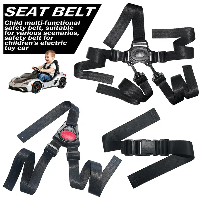 Sécurité pour enfants ceinture de voiture électrique à cinq points jouets électriques bébés accessoire de sécurité siège de voiture occasions spéciales