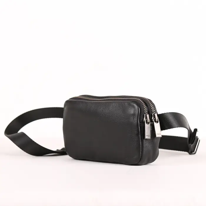 Sac de ceinture en cuir véritable pour hommes, nouveaux sacs de poitrine, petit messager fait à la m