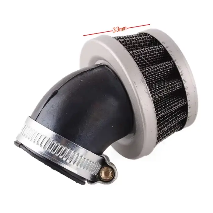 Filtre à Air universel 28mm 32mm 35mm 38mm 42mm ATV Scooter Pit Dirt Bike droit incurvé droit Mini é