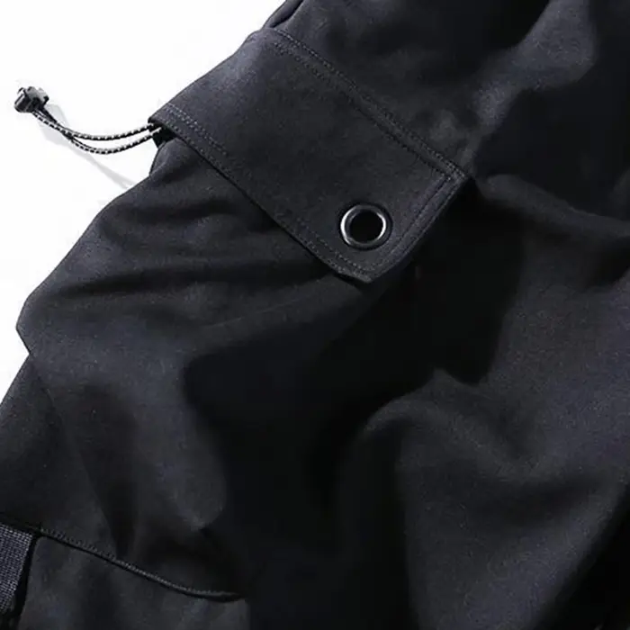 Sarouel ample hommes Cargo pantalon Hip Hop extérieur décontracté cheville longueur pantalon mode St