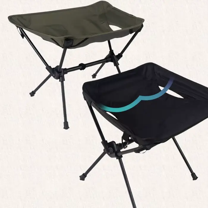 Chaise pliante en alliage d'aluminium pour camping en plein air, tabouret portable ultra léger, tabo