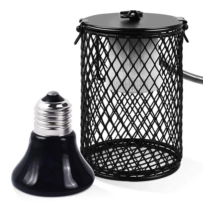 Lampe chauffante E27 pour animaux de compagnie, pour tortue, serpent, lézard, émetteur infrarouge en