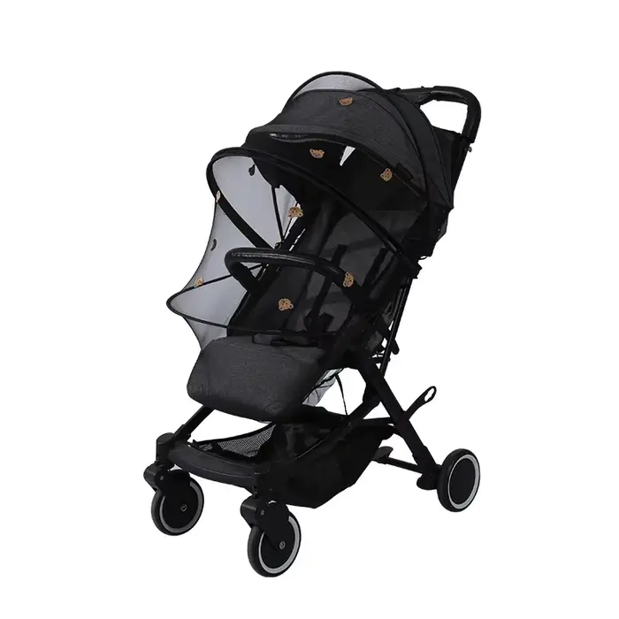 Accessoires pour poussette : Moustiquaire ventilée pour poussette, protection anti-insectes pour enf