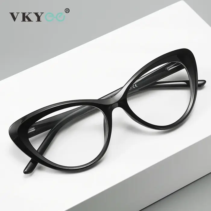 VICKY mode oeil de chat femmes lecture lunettes montures pour lumière bleue bloquant Prescription op