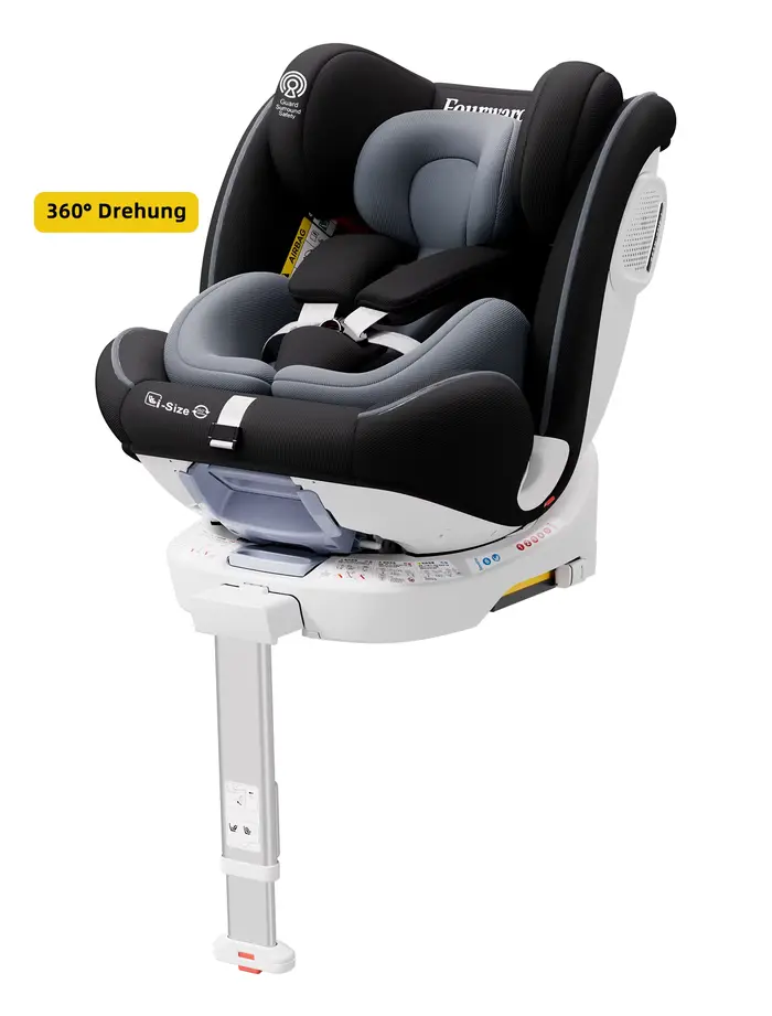 Siège auto bébé AP03 KL005, siège enfant pivotant à 360°, ISOFIX ECE, 40-150 cm, 0-12 ans, 9-36 kg, 