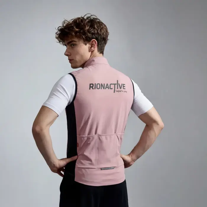 Gilet de course à pied et de cyclisme pour homme RION, coupe-vent, respirant, séchage rapide, multi-