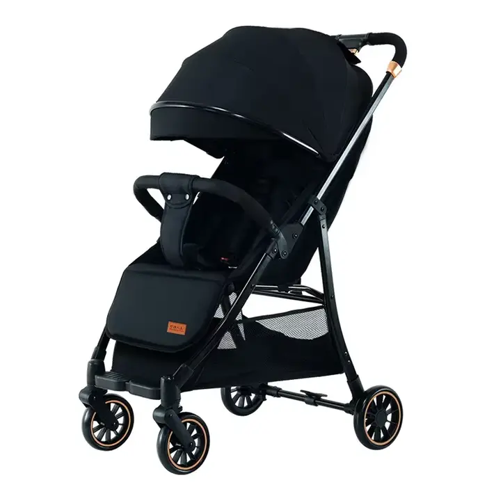La poussette pour bébé peut s'asseoir et s'allonger avec une poussette légère pliante et absorbant l