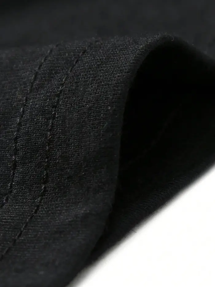 T-Shirt décontracté à manches longues et col rond pour hommes, toutes saisons, couleur unie, en pur 