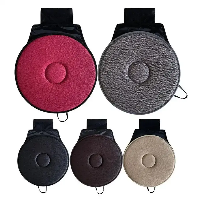Coussin de siège rotatif à 360 degrés pour personnes âgées portable et confortable pour améliorer la posture et réduire la fatigue lors de longs trajets voiture occasionnels et cadeaux spéciaux