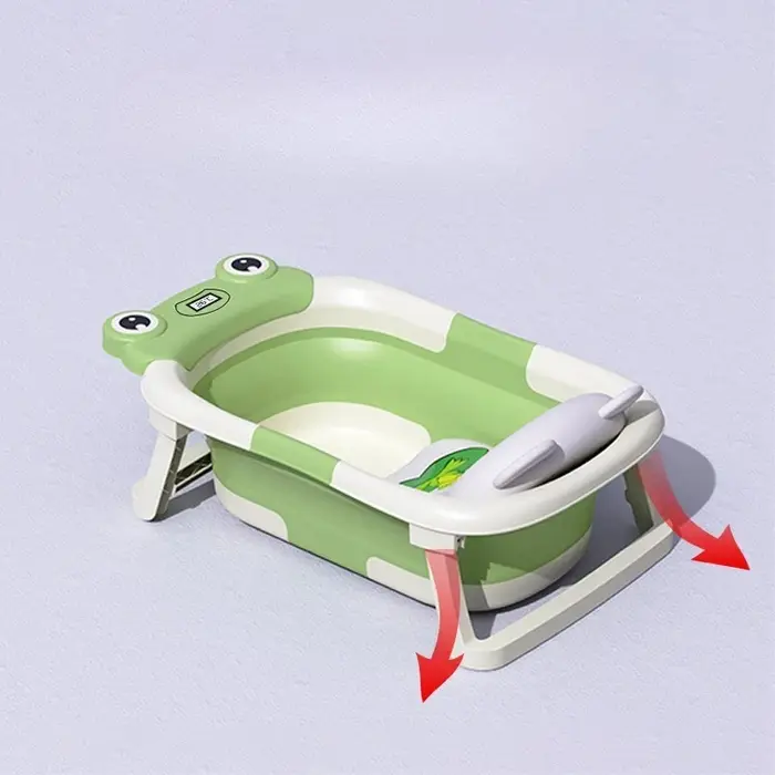 Baignoire pour enfants en promotion, baignoire pliable pour nouveau-nés avec détection intelligente 