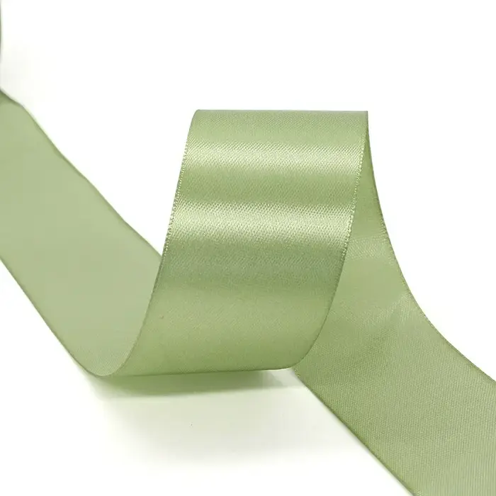 Ruban vert sauge Matcha 22 mètres, ruban vert clair, emballage cadeau, Bouquet de fleurs, artisanat,