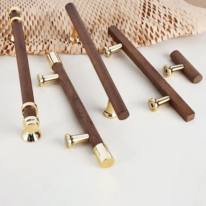 Poignees de porte en bois massif multifonctionnelles differentes tailles pour cuisine armoires meubles durables quincaillerie placards occasions speciales