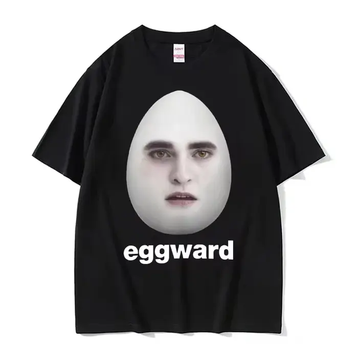 Chaud crépuscule oeuf drôle Meme t-shirt Edward Cullen parodie Humor t-shirt hommes femmes décontrac