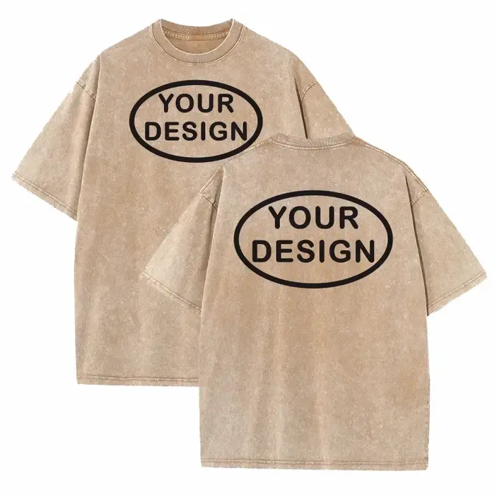 T-shirt personnalisé avec Logo de l'équipe de rue Hip-hop pour hommes, en pur coton 230G, coupe ampl