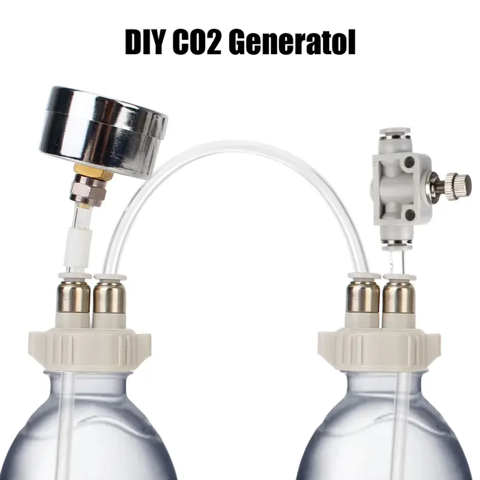 CO2 fait maison avec dispositif de débit d'air à pression Kit de système de générateur de CO2 bricol