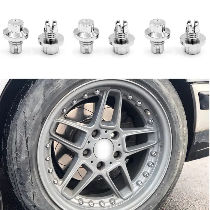 Écrous de roue à Rivet, 100 pièces, pour bouchon de jante, pneus à vis, décoration de remplacement, 
