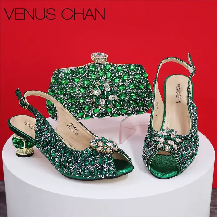 Sandales de mariage argentées pour femmes, plate-forme de mariée, talons ronds, conception de perceu