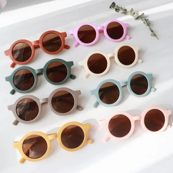 Lunettes de soleil mignonnes pour bébé, lunettes de soleil pour enfants, outil de photographie d'ext