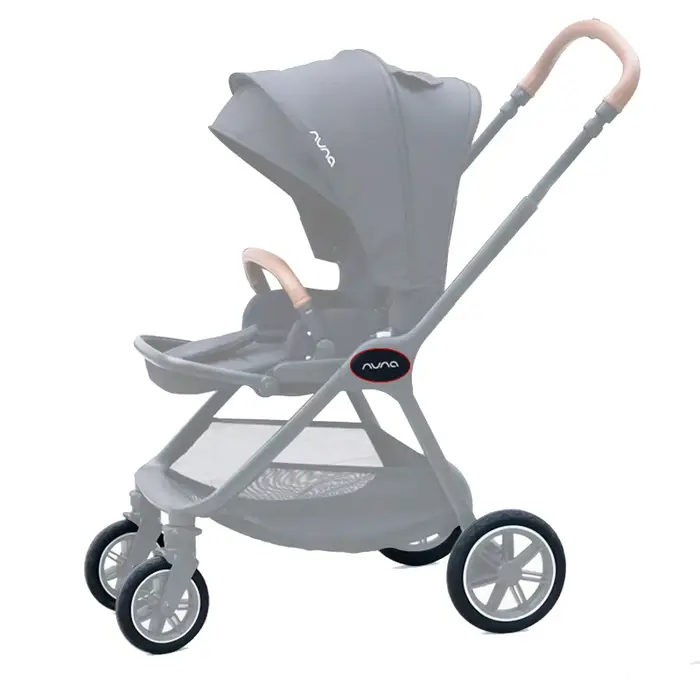Pneu de roue de poussette chacun pour Nuna Triv /Triv Next Buggy roue avant ou arrière PU Tubeless a