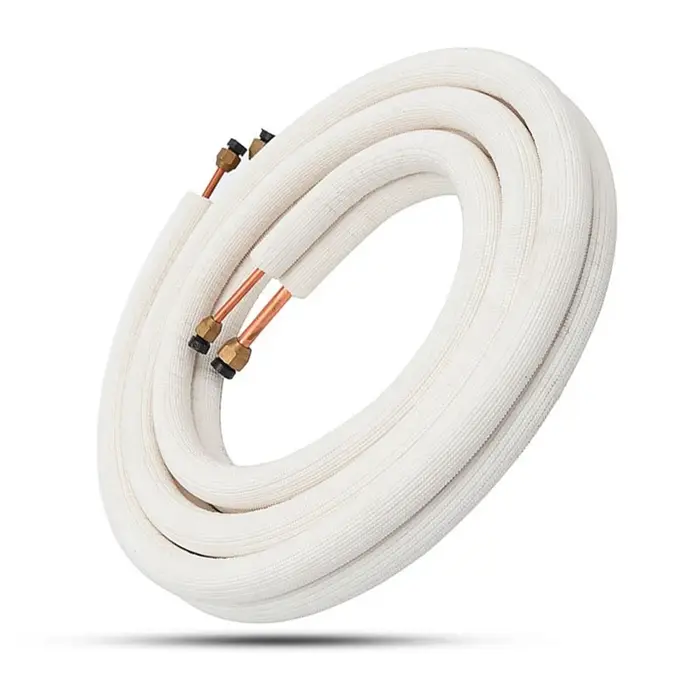 Ensemble de fils de cuivre isolés, 3 mètres, paire de tubes de bobine 1/4 po 3/8 po, pièces de clima