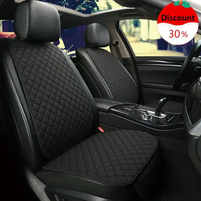 Housse de protection universelle pour siège de voiture, en lin, avant, arrière, été, tapis de coussin, berline, Suv, pick-up, accessoires d'intérieur de voiture