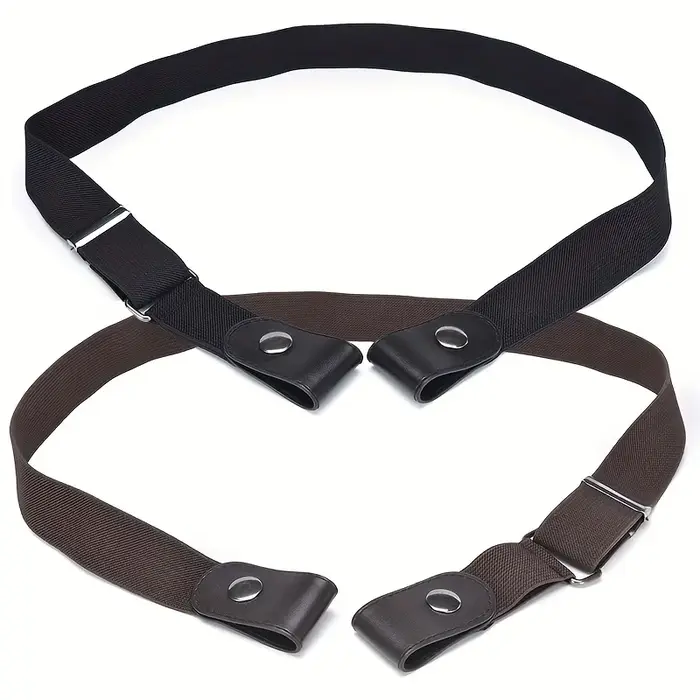 Ceinture élastique invisible sans couture pour hommes et femmes, ceinture de jeans unisexe, longueur
