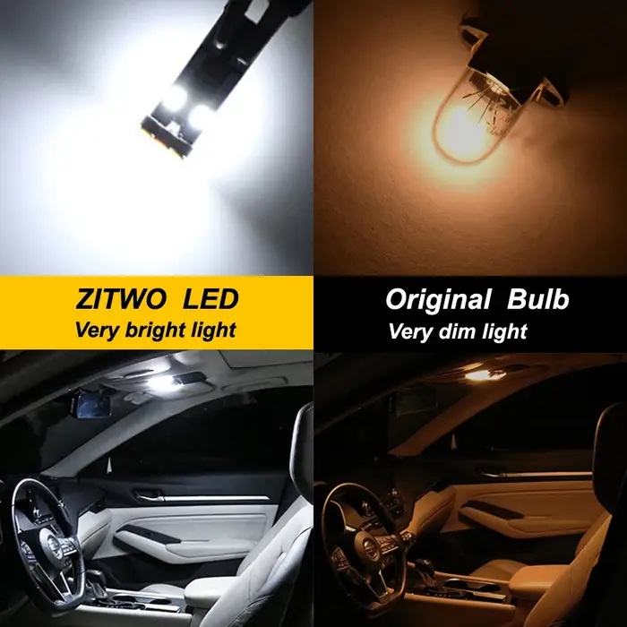 ZITWO 17 pièces Kit d'ampoules intérieures LED pour Chrysler 300 300C 2005 2006 2007 2008 2009 2010 