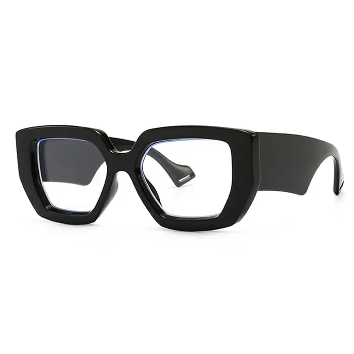 Marque Prescription lunettes de lecture cadre surdimensionné carré ordinateur Transparent femmes lun