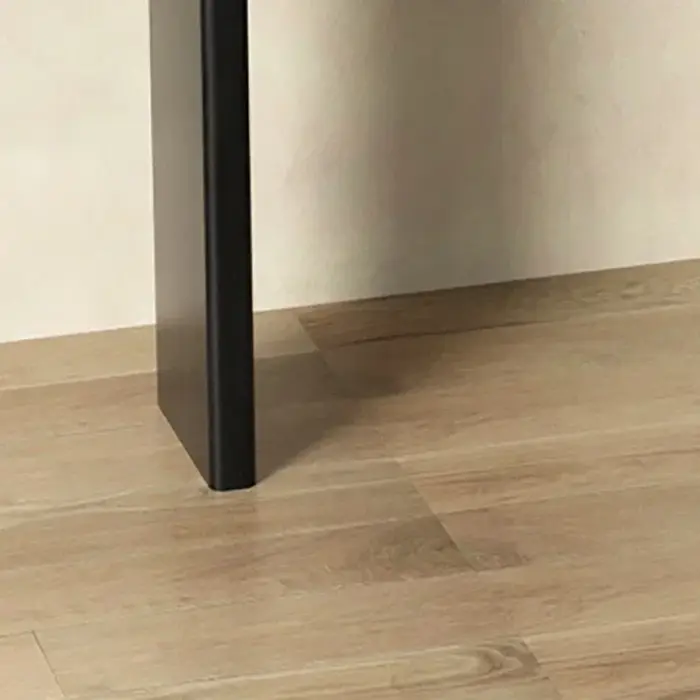Décor moderne rétro Table d'entrée rustique minimaliste créatif bois Table d'angle noir Console Ingr