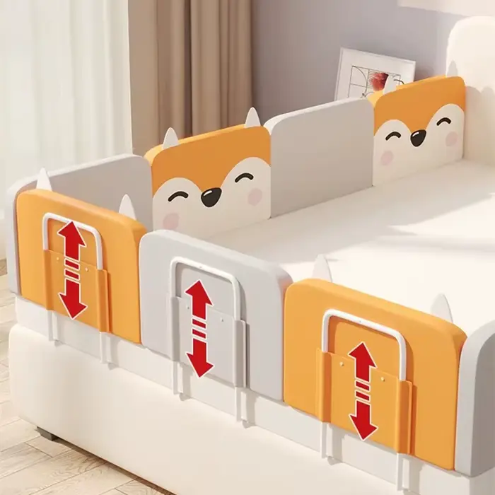 Barrière de lit de bébé réglable en hauteur 38 cm pour sécurité et confort des enfants occasions spéciales et cadeaux pour nouveau-nés