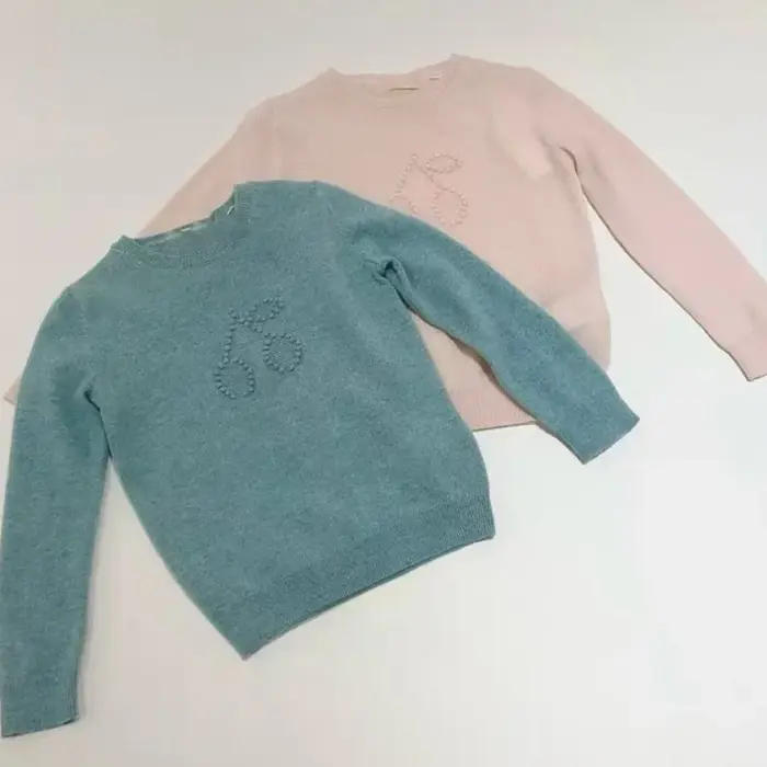 En stock 2025 automne BP bébé filles veste blanche garçons dessin animé pulls manteau chaud pour fil