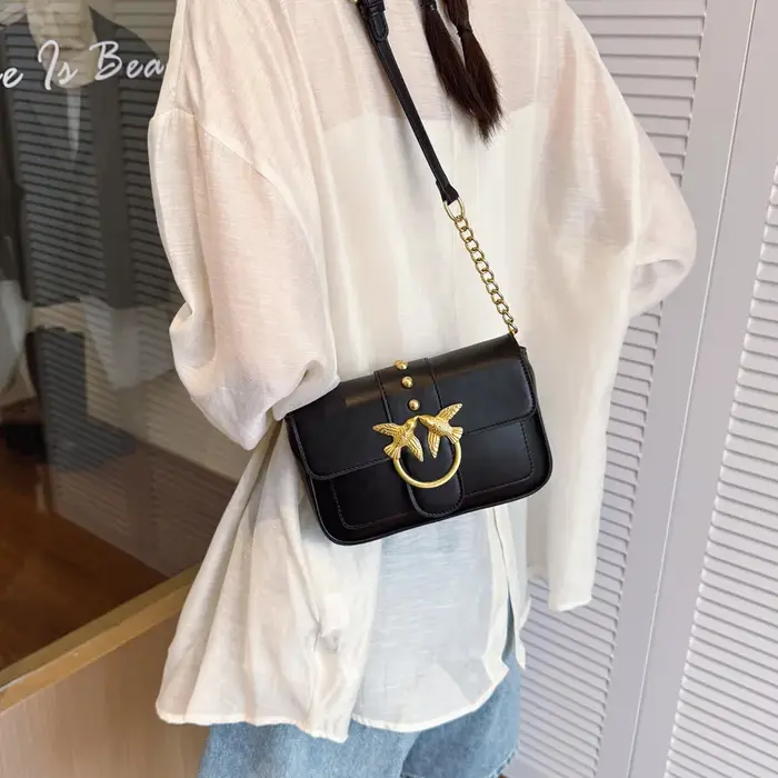 2026 Classique Flying Bird Flap Chaîne Sac à bandoulière Sac à main Swallow Design Sac de mode pour 