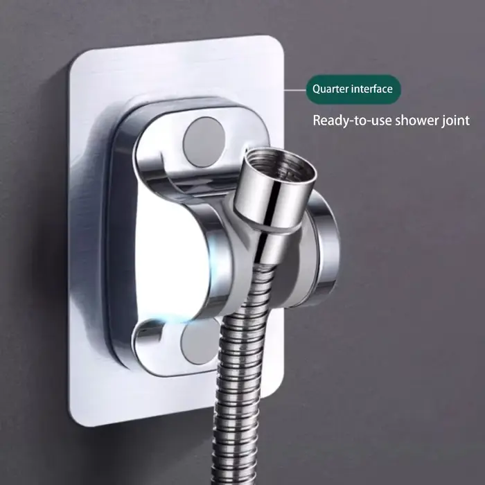 Support de douche réglable avec coussin de siège suspendu et auvent pare-pluie pour salle de bain modernisée et relaxation maximale
