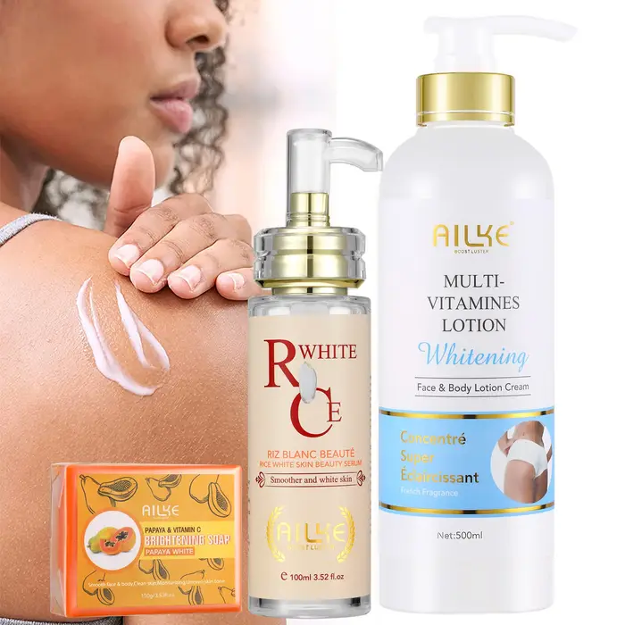 Crème blanchissante à l'huile de beurre de karité biologique hydratante et nourrissante pour le visage et le corps occasions spéciales femmes