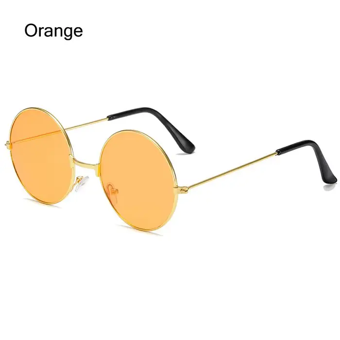 Lunettes De soleil Vintage UV400 pour femmes, verres solaires colorés à monture ronde, miroir en mét