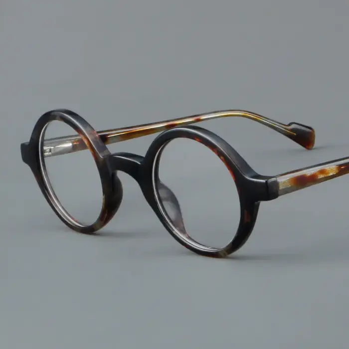 Monture de lunettes ronde rétro pour hommes et femmes, cadre de lunettes de planche, ultra léger, à 