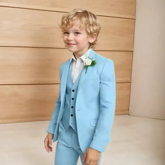 Ensemble de Costume pour garçons à la mode pour Costume de fête de mariage 3 pièces ensemble de Cost