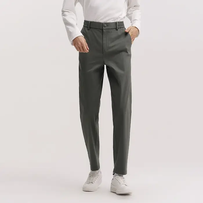 Semir couleur unie pantalons décontractés coupe conique hommes 2025 printemps Style de base Simple m