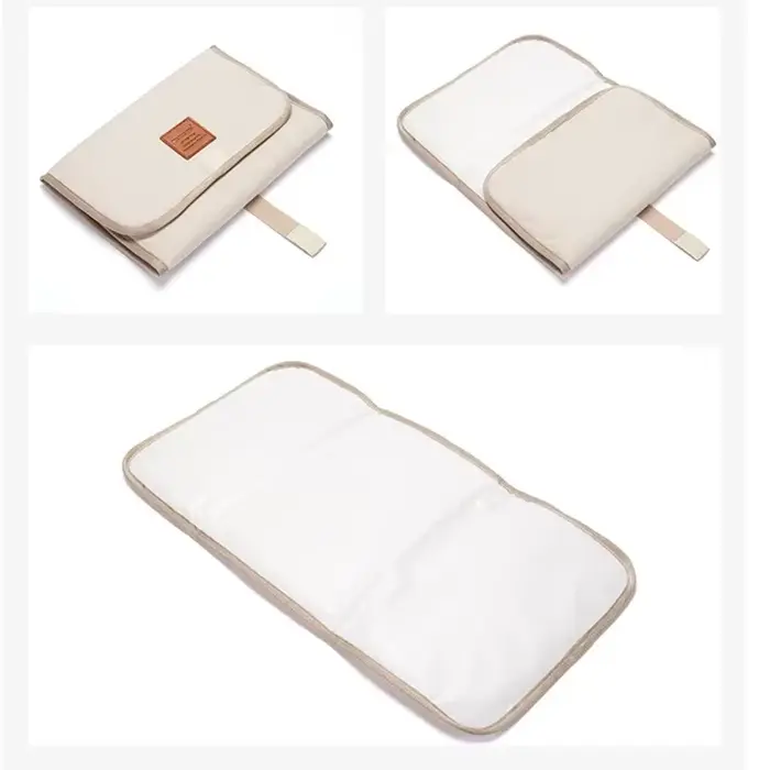 Tapis à langer imperméable à l'eau, tapis de jeu pour bébé, Portable, pliable, lavable, Compact, voy