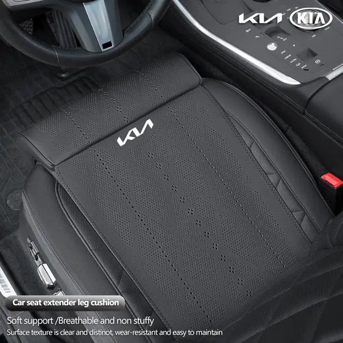 Housse de coussin d'extension de siège de voiture support de jambe pour Kia K9 K5 K8 Sorento Ceed Stinger Niro Soul Cerato EV6 Stonic Proceed Rio confort voyage occasionnels