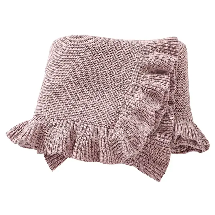 Couvertures en Tricot Solide pour Nouveau-né, Nourrisson, Enfants, Garçons, Bol, Poussette, Pépinièr