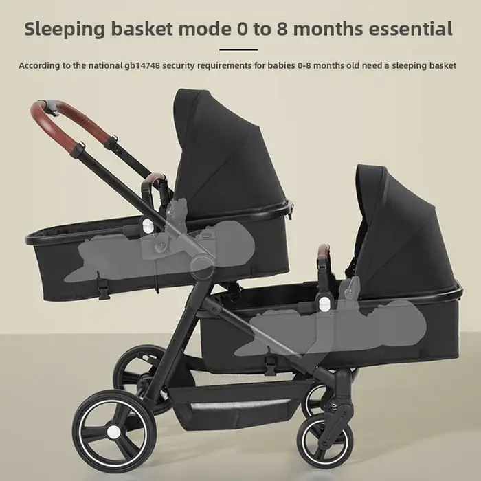 Poussette pliable multifonction livraison Europe - Transformable en vélo léger pour bébé