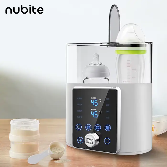 Chauffe-biberon multifonction stérilisateur chauffe-lait rapide 8 en 1 avec minuterie lait maternel 