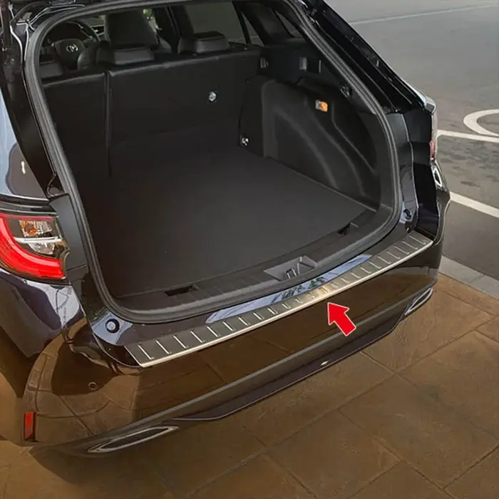 Pare-chocs arrière de voiture en acier inoxydable pour COROLLA Touring, protection anti-rayures, piè