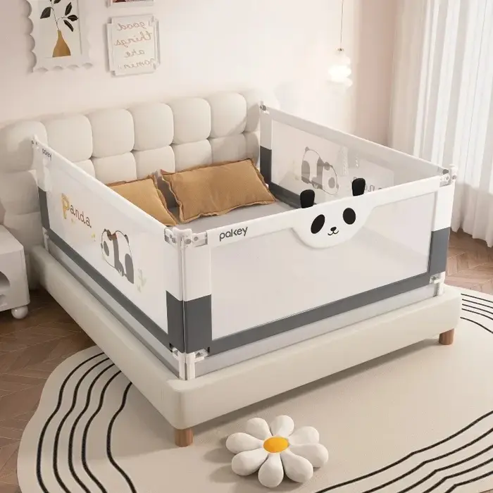 Barrière de sécurité latérale pour lit, sans perçage, barrière anti-chute pour bébé, clôture de sécu